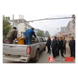 观音阁镇持续开展交通顽瘴痼疾整治行动