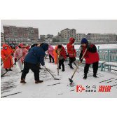 溆浦志愿者：铲雪除冰 迎战冰雪