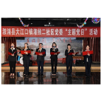大江口镇：文化志愿者“读光荣党史 诵红色经典”