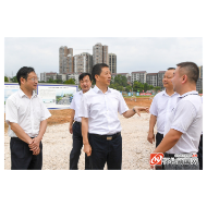 许忠建在专题调研仙人桥商务区建设时强调：以一往无前的奋斗姿态加快推进建设