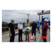 舒畅调研桥江至思蒙公路建设项目进展情况
