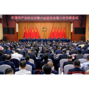 中共怀化市委六届八次全会召开