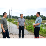 许忠建在鹤城区和中方县督导检查防汛抗灾工作时强调：保持应战实战状态 做好抢险救灾工作