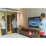 溆浦县文化执法大队开展酒店小前端及安全播出专项检查，筑牢信息传播防线