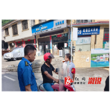 沿溪乡：紧盯农村赶集时节 保障道路交通安全