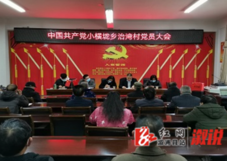 小横垅乡顺利完成村党组织换届选举