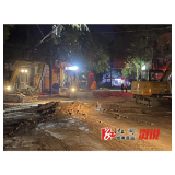  桥江镇：紧跟进度全力加快新型城镇化建设——鼓足干劲连夜奋战，加速冲刺喜迎新春