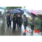 肖明督导安全生产暨防汛备汛工作