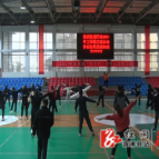 健康溆浦行动推进委员会现场指导工间操工作