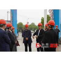 市教育局来溆调研师大思沁高中项目建设情况