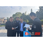 怀化市生态环境局溆浦分局开展生态环境满意度宣传