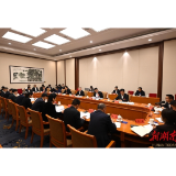 湖南代表团举行分组会议 审议国务院组织法修订草案