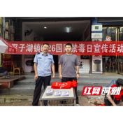 深子湖镇：守护乡村净土 筑牢禁毒宣传防线 