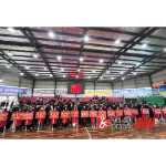 龙马精神跃赛场 大江口镇第三届“湘维杯”篮球赛燃情开赛