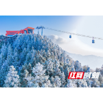 全球最长高山索道的首个春节 雪峰山云端美景刷爆朋友圈