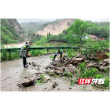 低庄镇:闻汛而动 抢险保畅 火速处置山体滑坡险情