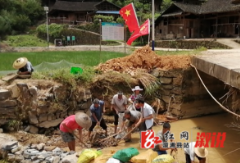 观音阁镇抢抓生产时机修复灌溉水渠