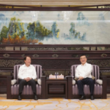 张庆伟会见郭孔丰一行