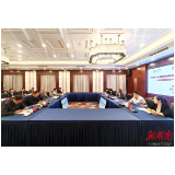 沈晓明与李泽湘一行座谈