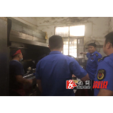 溆浦县城市管理和综合执法局为商户消防安全保驾护航