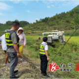 均坪镇：安全宣传不停歇 助力秋收平安行
