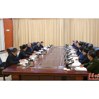 沈晓明参加指导郴州市委常委班子主题教育专题民主生活会