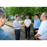 黎春秋调研城区无物业管理小区雨污分流改造情况