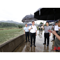 毛伟明在辰溪县指导检查防汛抗灾工作