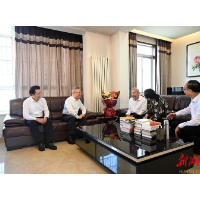 沈晓明走访慰问老党员老干部和功勋荣誉表彰奖励获得者