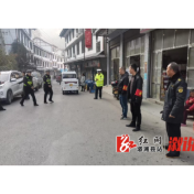北斗溪镇：道路巡查保安全  联合执法护平安