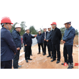 郑湘在深子湖调研时强调：团结一心 担当作为 以过硬作风推动各项工作提质增效