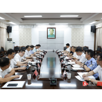 郑湘与程伟一行座谈交流
