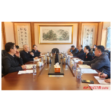 韦朝晖带队赴中央民族大学开展校地合作对接并在京招商考察