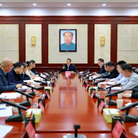 许忠建主持召开箱包皮具产业高质量发展专题调度会