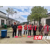 舒溶溪乡：党建引领聚合力 环境清扫焕新颜