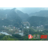 水东镇溪口村：雨雾朦胧 扑朔迷离美如画