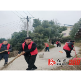 中都乡：开展志愿大清扫，擦亮营商环境新名片