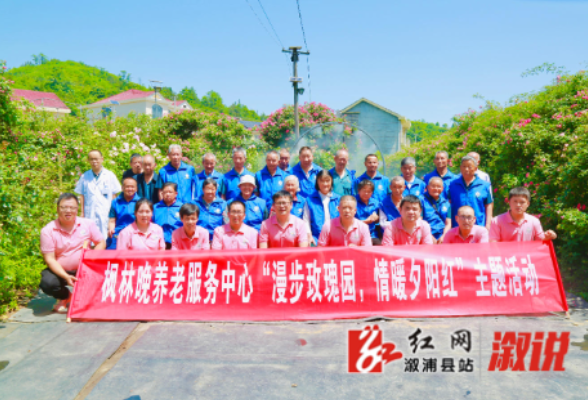 县枫林晚养老服务中心：畅游玫瑰花海  夏日温情绽放  幸福养老“触手可及”
