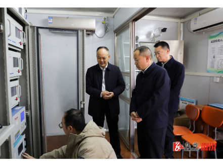 郑湘调研大气污染防治工作