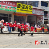 战鼓雷鸣壮我行 大江口镇为高考学子举行欢送仪式