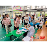 健康服务进园区 职业病体检守护一线劳动者