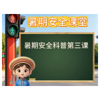 暑期安全科普第三课，筑牢交通防线，平安乐享暑假