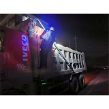 凤凰县木江坪镇：夜间突击检查渣土车辆