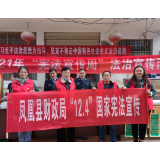 凤凰县财政局：开展第八个国家宪法日宣传活动