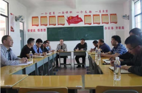 周健智调研华鑫中学师德师风和校园安全工作