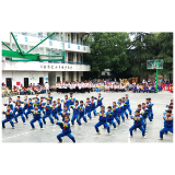 凤凰三拱桥小学“苗拳操”竞赛 传承民族经典