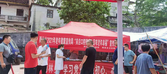 我为群众办实事丨凤凰县两林乡组织“关注口腔健康品味老年幸福”宣传活动