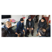 毛家到禾库安置区走访慰问搬迁户