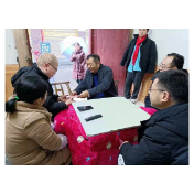 吴汉章春节前慰问残疾人及在训残疾儿童