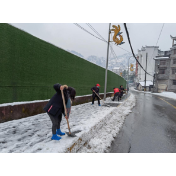 除雪除冰保路畅  统战干部显担当 ——凤凰统战干部开展道路除雪除冰保路畅行动